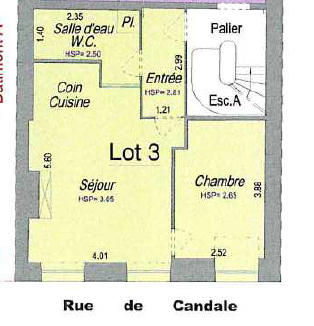 <Appartement Bordeaux V10000576
